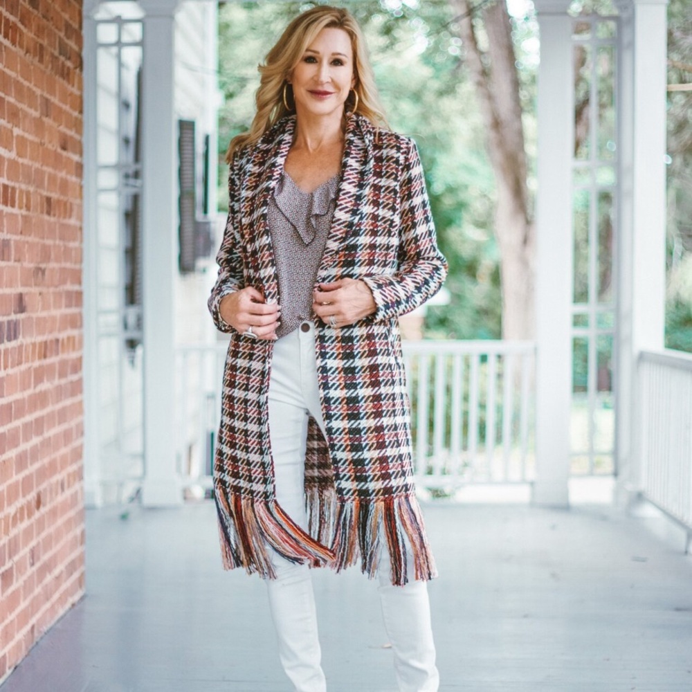 Cabo Fringe Regency Coat -XS